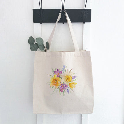 Floral Bunch - Spring Canvas Tote Bag