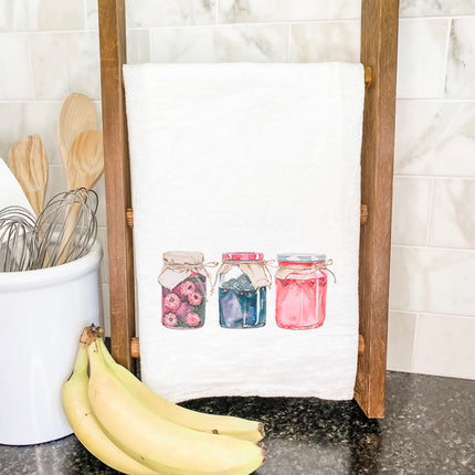 Three Berry Jams - Cotton Tea Towel