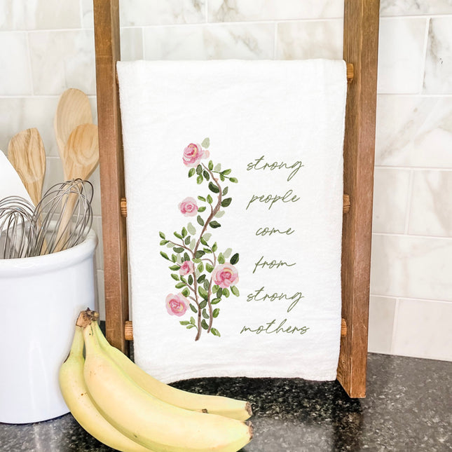 Strong Mother's - Mother's Day Cotton Tea Towel