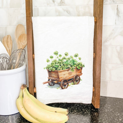 Clover Cart - St. Patrick's Day Cotton Tea Towel