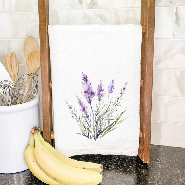 Watercolor Lavender - Cotton Tea Towel