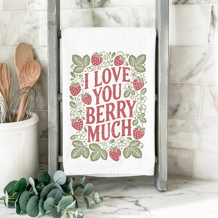 I Love You Berry Much - Cotton Tea Towel
