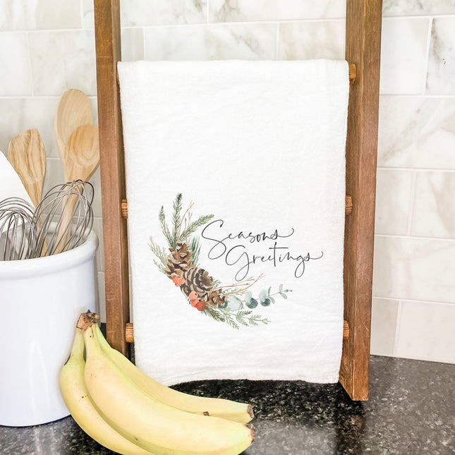 Seasons Greetings Swag - Cotton Tea Towel