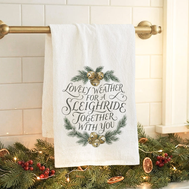 Sleighride Together - Cotton Tea Towel