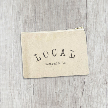 LOCAL City, State - Custom Canvas Zipper Pouch