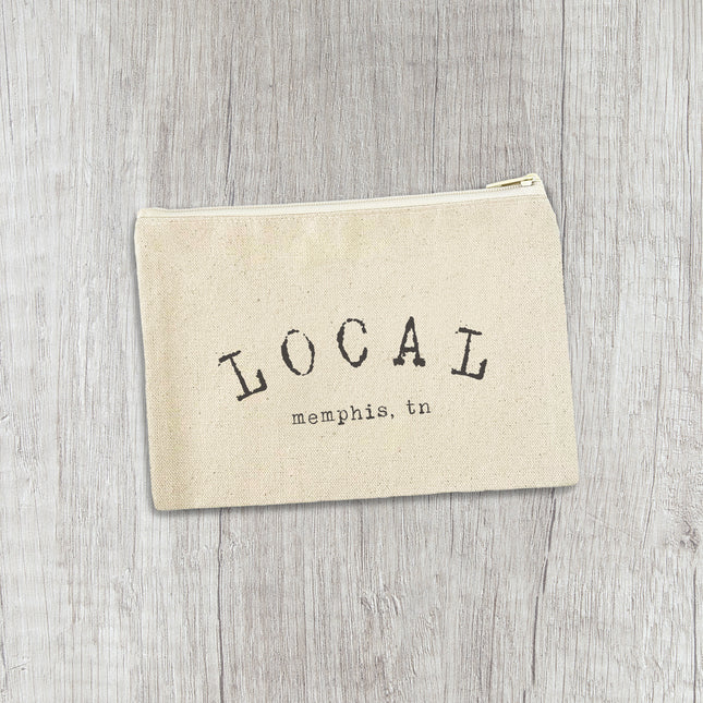 LOCAL City, State - Custom Canvas Zipper Pouch