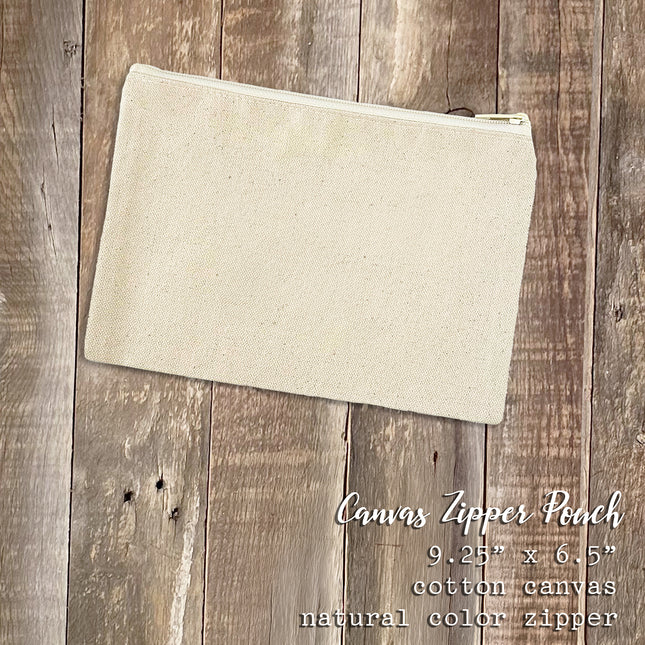 He Is Risen Swag - Canvas Zipper Pouch