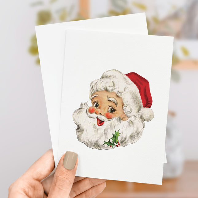Vintage Santa - Greeting Card