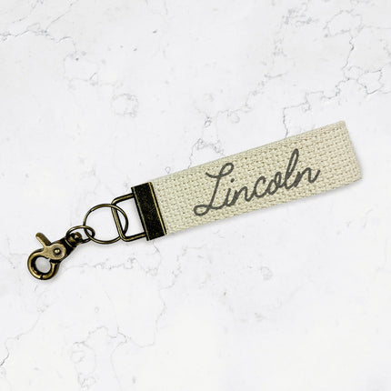 Vintage ScriptCustom Trigger Snap Key Fob