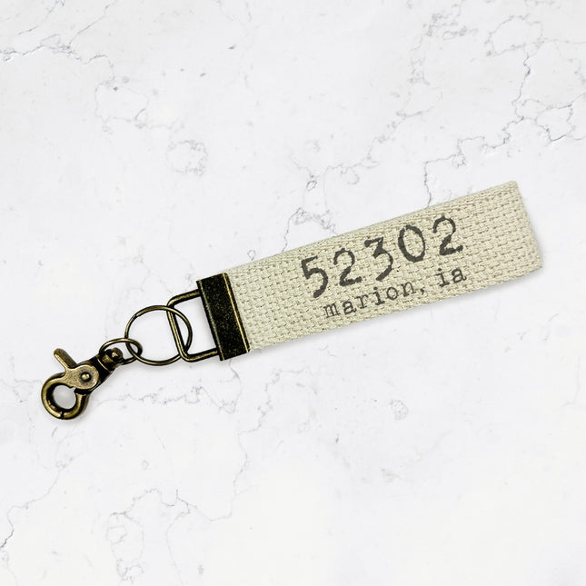Zip Code - Custom Trigger Snap Key Fob