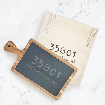 HOME City/State - Custom Slate Board w/ Dust Sleeve