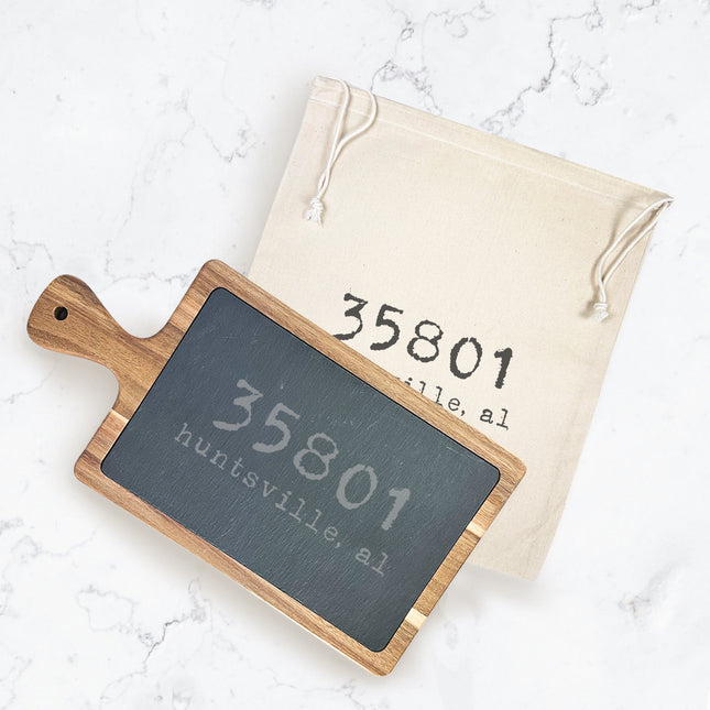HOME City/State - Custom Slate Board w/ Dust Sleeve