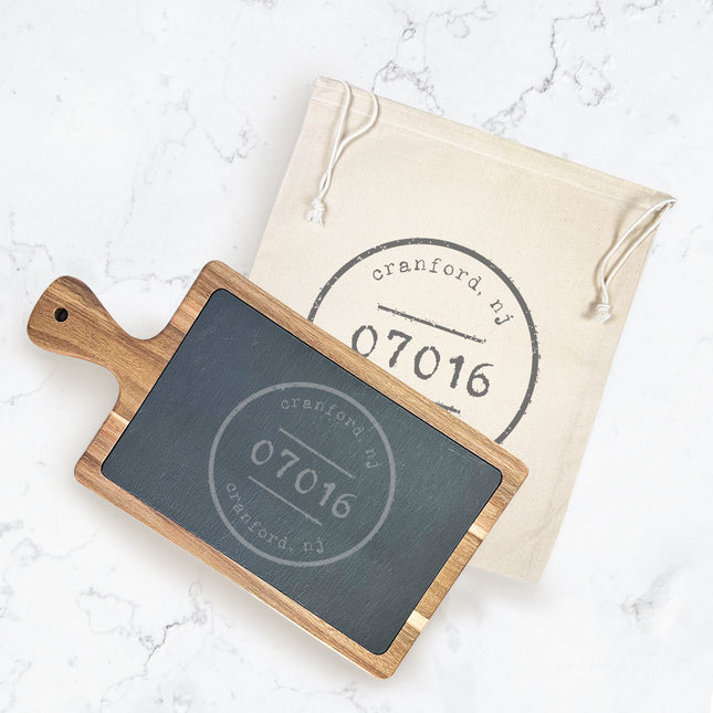 Postmark Stamp - Custom Slate Board w/ Dust Sleeve