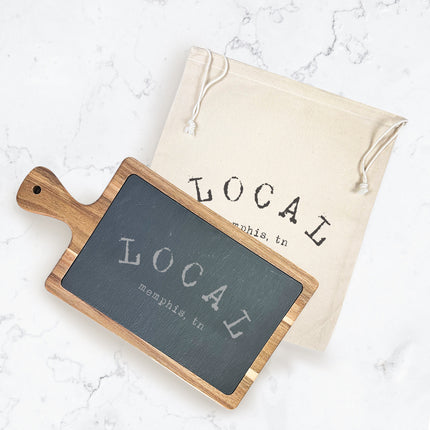LOCAL City, State - Custom Slate Board w/ Dust Sleeve