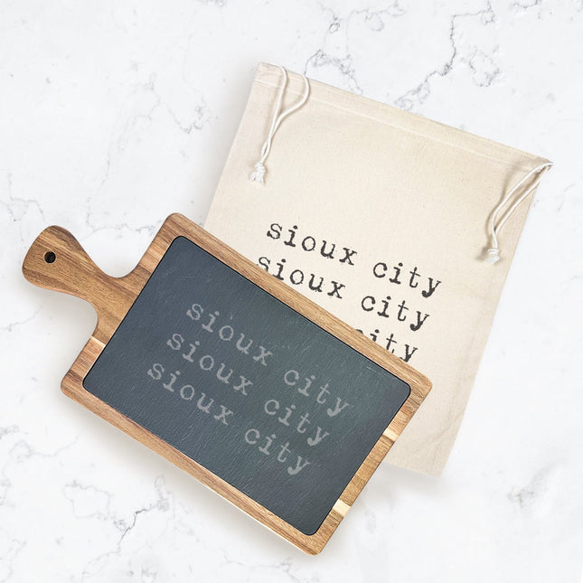 Triple Repeats - Custom Slate Board w/ Dust Sleeve