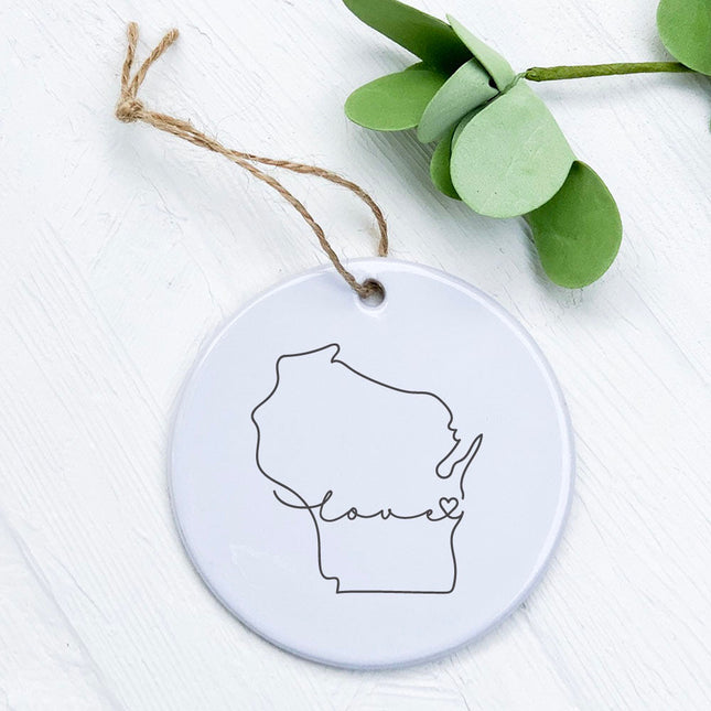 Love State - Custom Ornament