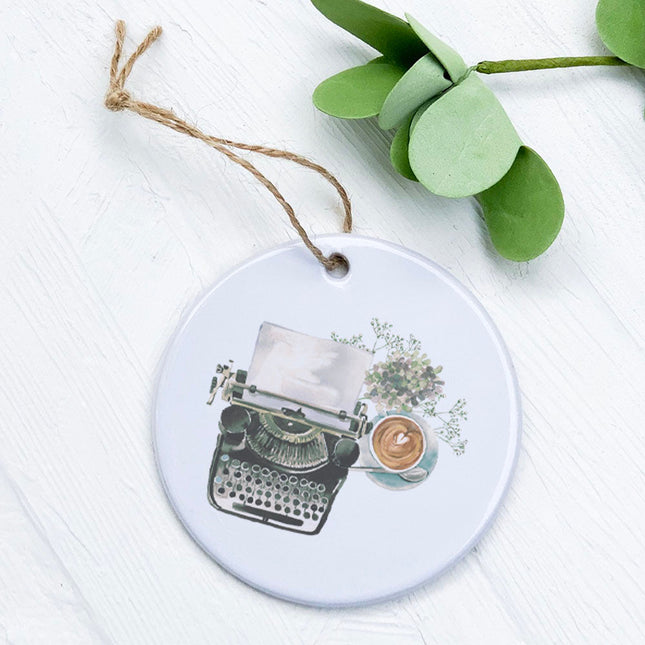 Typewriter Coffee - Ornament