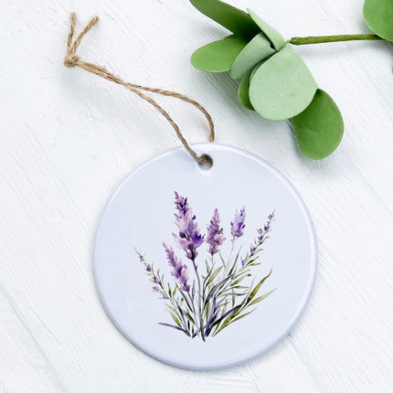 Watercolor Lavender - Ornament