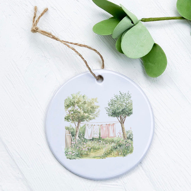 Spring Laundry Line - Ornament
