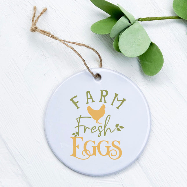 Farm Fresh Chicken Eggs - Ornament