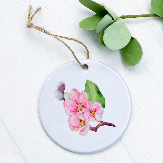 Apple Blossom Trio - Spring Ornament