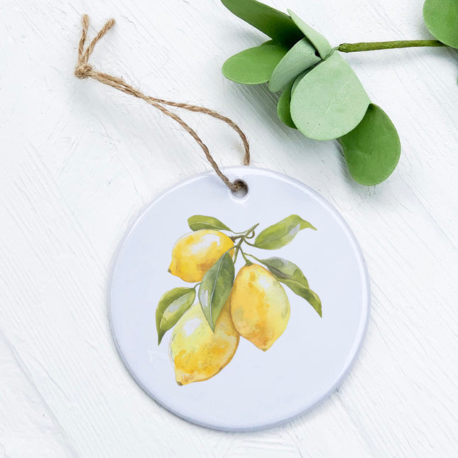 Three Lemon Bunch - Summer Ornament