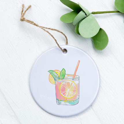 Pink Lemonade - Summer Ornament