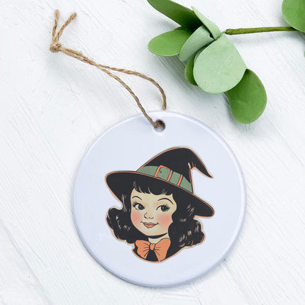 Retro Halloween Girl - Ornament