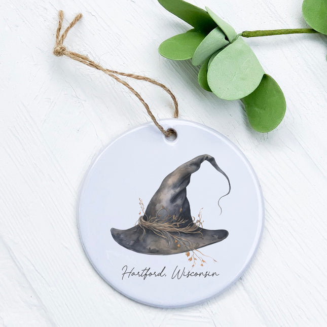 Witches Hat - Custom Halloween Ornament