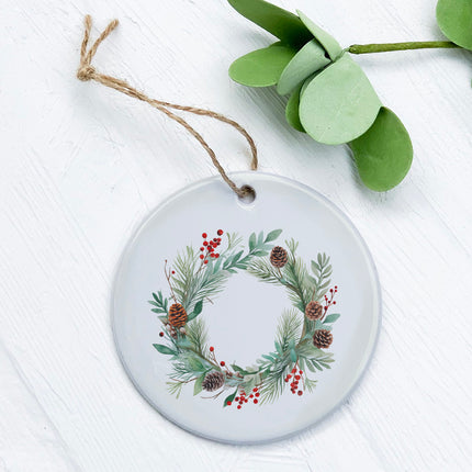 Winter Wreath - Christmas Ornament