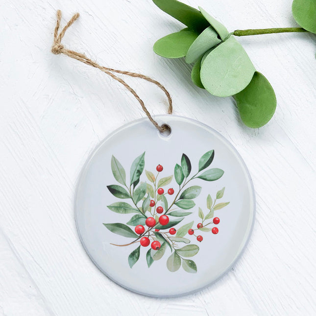 Young Holly - Christmas Ornament