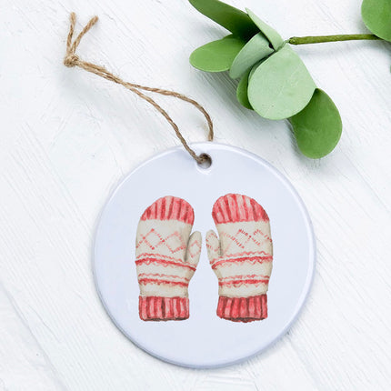 Woolen Mittens - Ornament