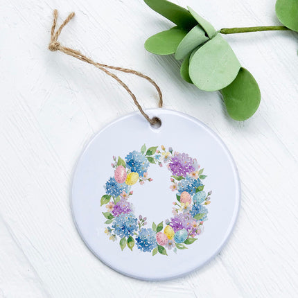 Easter Hydrangea Wreath - Ornament