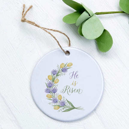 He Is Risen Swag - Ornament