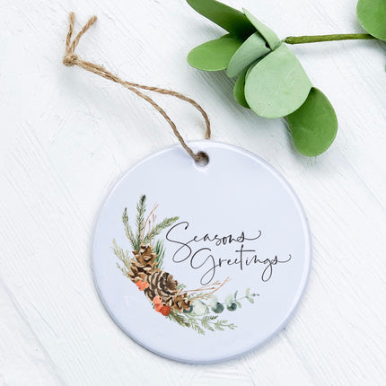 Seasons Greetings Swag - Ornament
