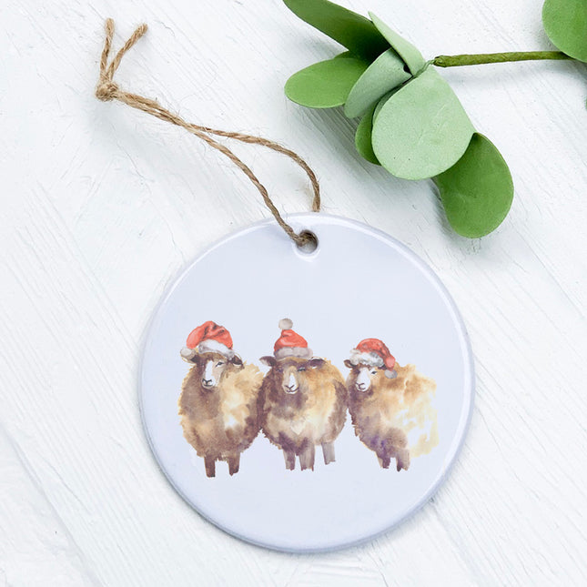 Christmas Sheep - Ornament