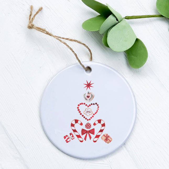 Christmas Collage Tree - Ornament