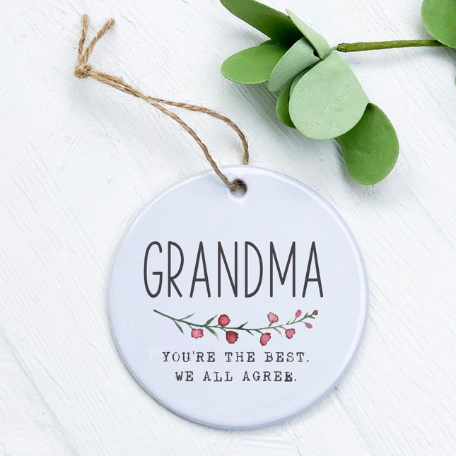 Best Grandma - Ornament