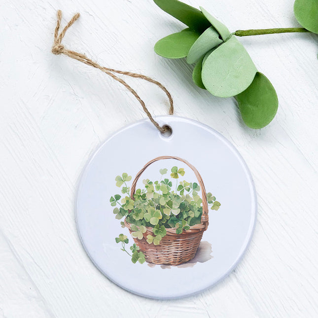 Clover Basket - St. Patrick's Day Ornament
