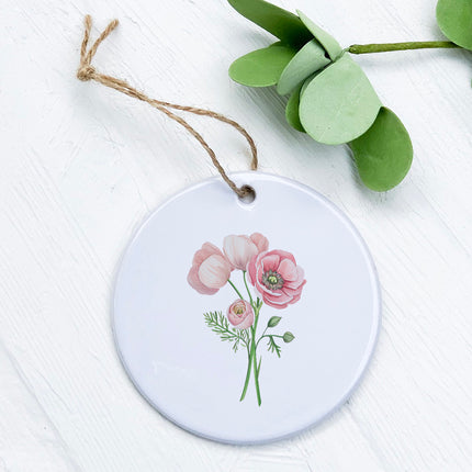 Pink Bouquet - Spring Ornament