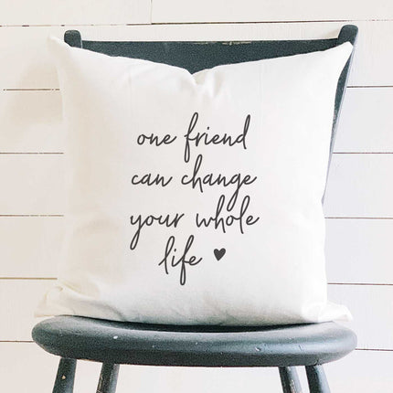 One Friend - Square Canvas Pillow