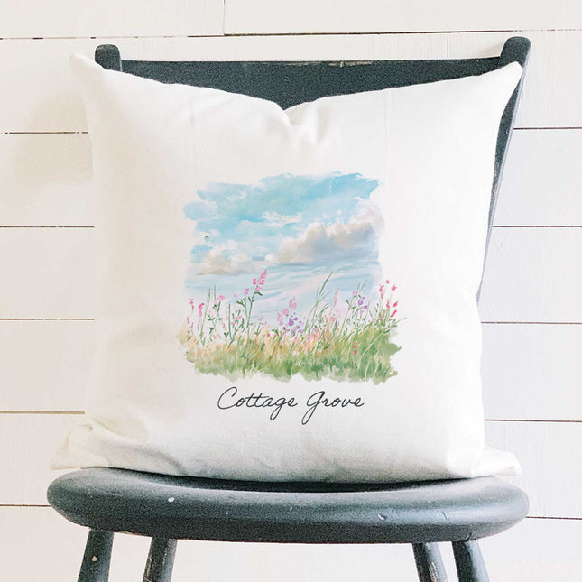 Spring Day - Custom Square Canvas Pillow