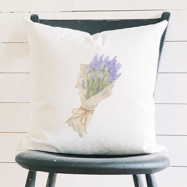 Purple Bouquet - Square Canvas Pillow