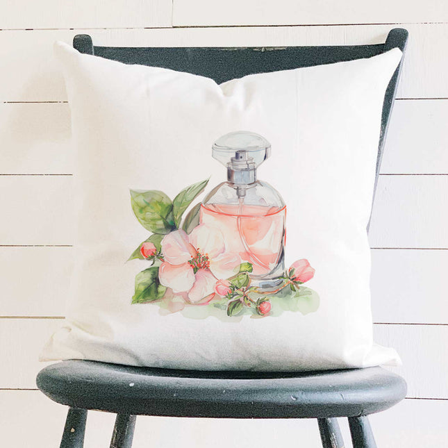 Apple Blossom Perfume - Square Canvas Pillow
