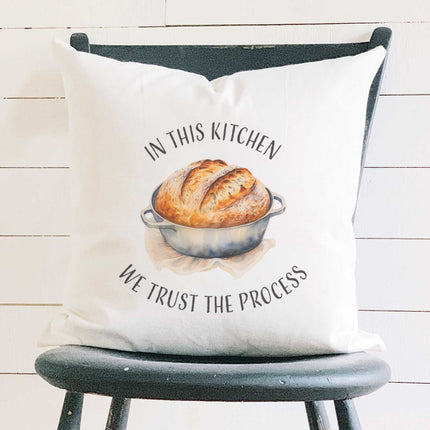 Sourdough Trust - Square Canvas Pillow