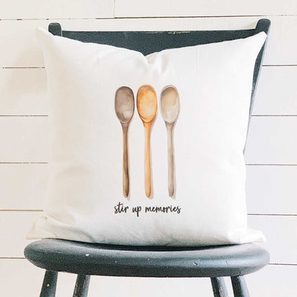 Stir Up Memories - Square Canvas Pillow