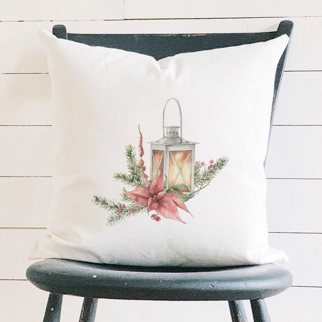Christmas Lantern - Square Canvas Pillow