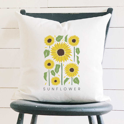 Sunflower (Garden Edition) - Square Canvas Pillow