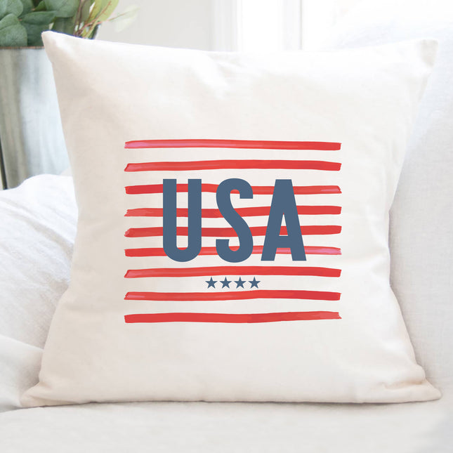 USA - Customizable Square Canvas Pillow