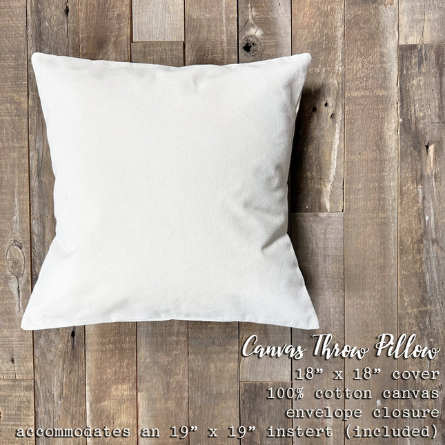 Apple Blossom Perfume - Square Canvas Pillow